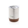 Petite tasse à café en liège et acier recyclé RCS