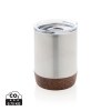 Petite tasse à café en liège et acier recyclé RCS