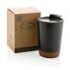 Tasse à café en liège et en acier inoxydable GRS