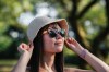 Lunettes de soleil en bambou et plastique recyclé RCS