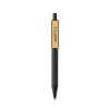 Stylo en ABS recyclé GRS avec clip en bambou