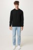 Sweater à col rond en coton recyclé Iqoniq Zion