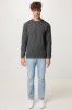Sweater à col rond en coton recyclé Iqoniq Zion