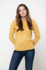 Sweater à col rond en coton recyclé Iqoniq Zion