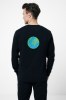 Sweater à col rond en coton recyclé Iqoniq Zion