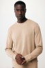 Pull à col rond en coton recyclé non teinté Iqoniq Denali