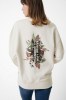 Sweater à col rond en coton recyclé Iqoniq Kruger