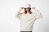 Sweater à col rond en coton recyclé Iqoniq Kruger