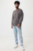 Sweater à col rond en coton recyclé Iqoniq Kruger