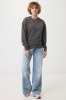 Sweater à col rond en coton recyclé Iqoniq Kruger