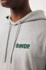 Sweat à capuche en coton recyclé et non teinté Iqoniq Torres