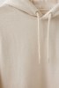 Sweat à capuche en coton recyclé et non teinté Iqoniq Torres