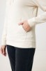 Sweat à capuche en coton recyclé et non teinté Iqoniq Torres