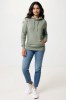 Sweat à capuche en coton recyclé et non teinté Iqoniq Torres
