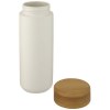 Gobelet en céramique Lumi de 300 ml avec couvercle en bambou