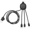 Ine Smart long - Câble de charge multi-connecteurs Double entrée Type-C & USB 1m