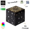 Calendrier de l'Avent Cubique avec bagues personnalisées - Impression Recto-Verso