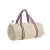 Sac polochon 180 grs coton anses bleu/blanc/rouge