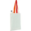 Petit tote bag 130grs coton avec anses de couleurs
