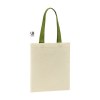 Petit tote bag 130grs coton avec anses de couleurs
