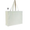 Sac shopping 220grs coton avec soufflets