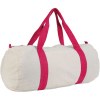 Sac polochon 170grs coton avec anses de couleurs : palma