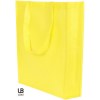 Tote bag avec soufflet uni et bi-couleur 80grs non tissé avec soufflets