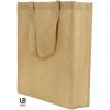 Tote bag avec soufflet uni et bi-couleur 80grs non tissé avec soufflets