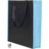 Tote bag avec soufflet uni et bi-couleur 80grs non tissé avec soufflets