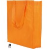 Tote bag avec soufflet uni et bi-couleur 80grs non tissé avec soufflets