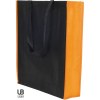 Tote bag avec soufflet uni et bi-couleur 80grs non tissé avec soufflets : monte carlo