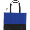 Sac shopping bi-couleur 80grs non tissé avec soufflets : tel-aviv