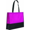 Sac shopping bi-couleur 80grs non tissé avec soufflets : tel-aviv