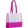 Sac shopping bi-couleur 80grs non tissé avec soufflets : tel-aviv