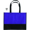 Sac shopping bi-couleur 80grs non tissé avec soufflets