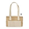 Petit sac isotherme jute avec poche coton : toronto