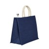 Sac shopping en jutes couleurs avec anses rondes