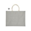 Sac shopping en jutes couleurs avec anses rondes