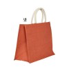 Sac shopping en jutes couleurs avec anses rondes