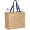Sac shopping en jute avec poignées en coton teintée