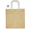 Sac shopping en jute avec anses en coton plates : cuba