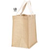 Sac shopping en jute avec anses en coton plates : cuba