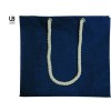 Sac shopping en jute avec poignées corde et petite pochette en jute