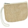 Sac shopping en jute avec poignées corde et petite pochette en jute
