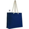 Sac shopping en jute avec poignées corde et petite pochette en jute