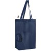 Sac pliable t-bottom 190t polyester avec poche zippée