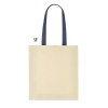 Tote bag 220 grs coton avec poignées et soufflets colorés