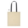 Tote bag 220 grs coton avec poignées et soufflets colorés