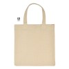 Tote bag 220grs coton avec soufflets et bouton pression : siena