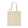 Sac shopping coton modena naturel avec bouton pression aimante